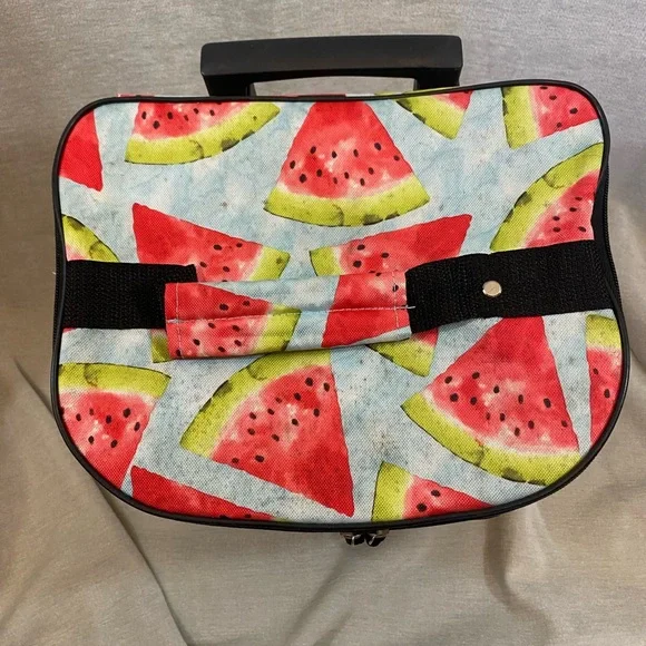 Watermelon Print Rolling Cooler Bag - Picture 6 of 7
